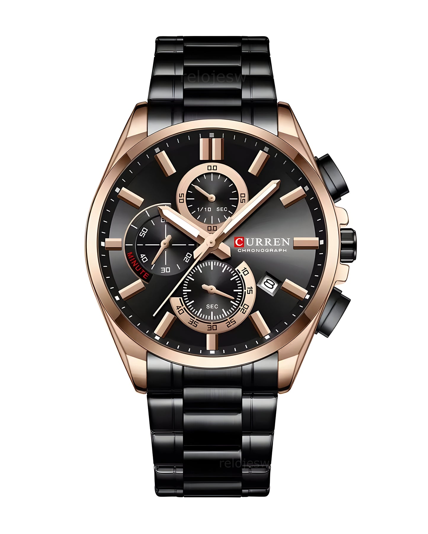 Reloj Curren Hombre Negro CU8475-NEOR