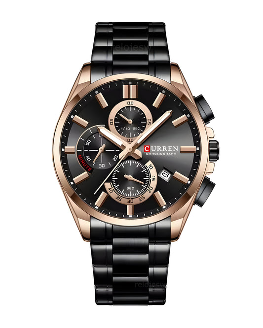 Reloj Curren Hombre Negro CU8475-NEOR