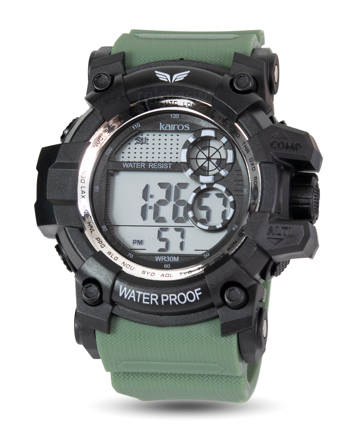 Reloj Kairos Hombre Verde Negro DM1313-VENE