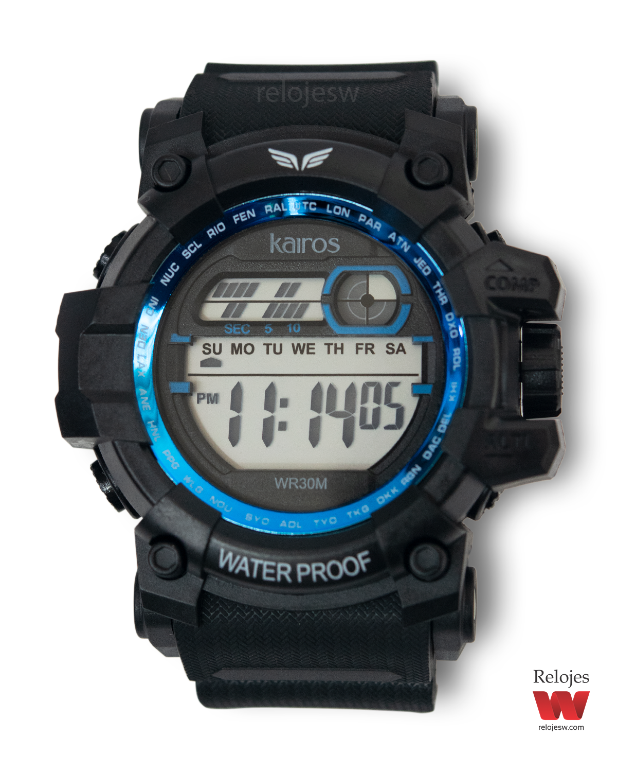Reloj Kairos Hombre DM1314 Negro Azul
