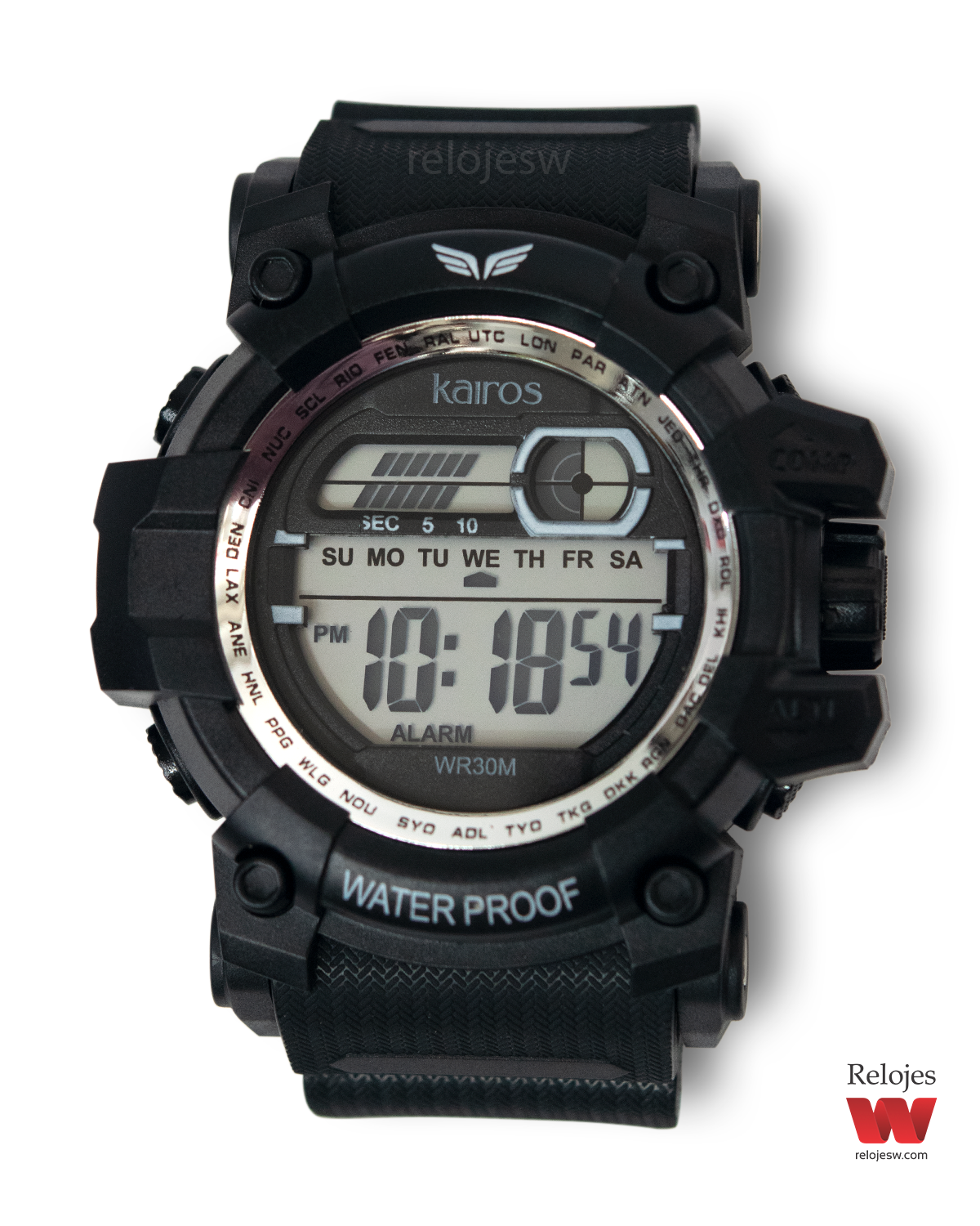 Reloj Kairos Hombre DM1314 Negro Plateado