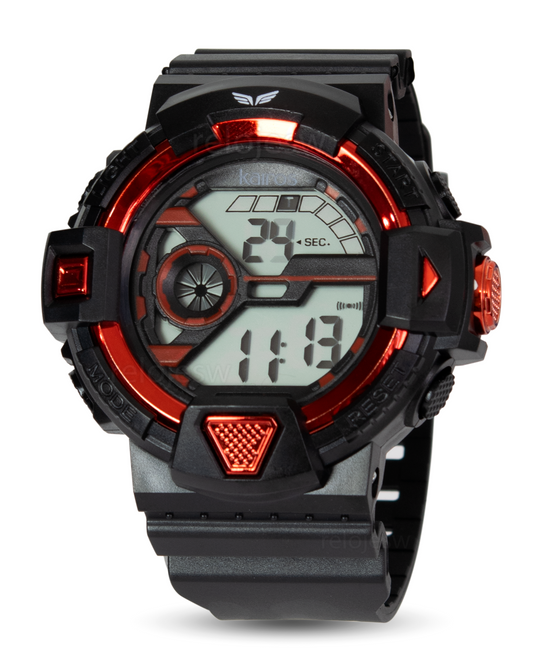 Reloj Kairos Hombre Negro Rojo DM1415-NERO
