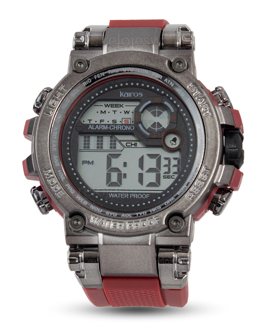 Reloj Kairos Hombre Rojo Negro DM1906B-RONE