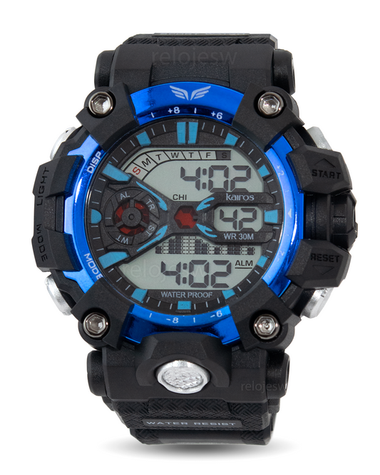 Reloj Kairos Hombre Negro Azul DM1909B-NEAZ