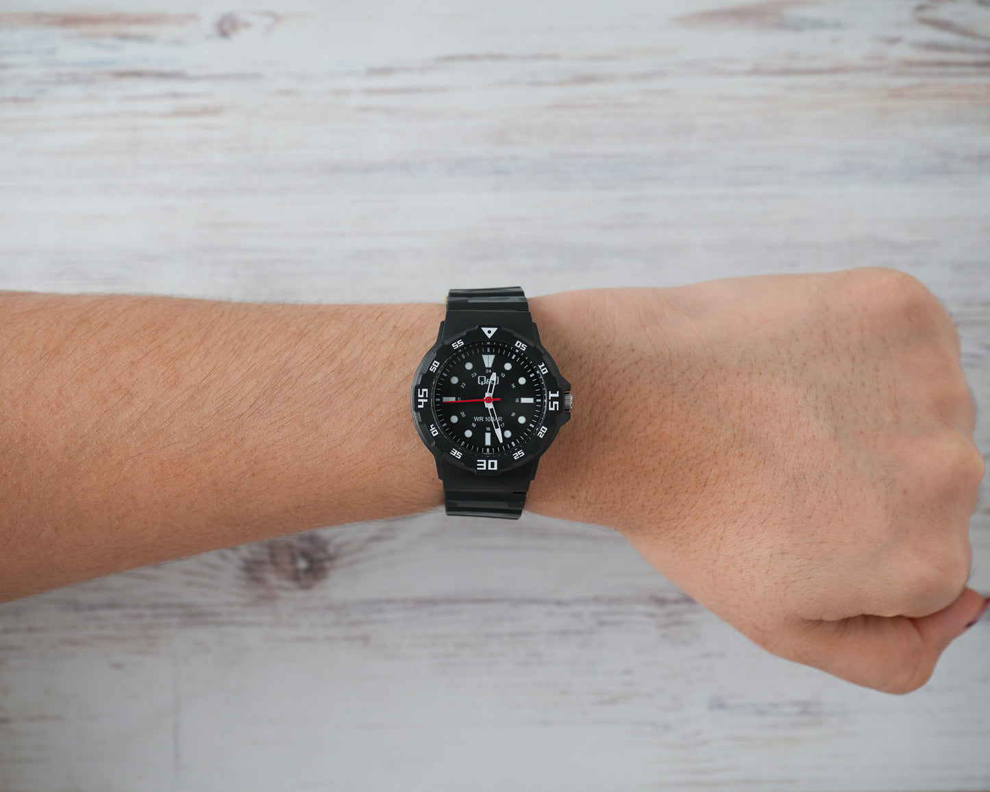 Reloj Q&Q Mujer Original Negro V07A010Y