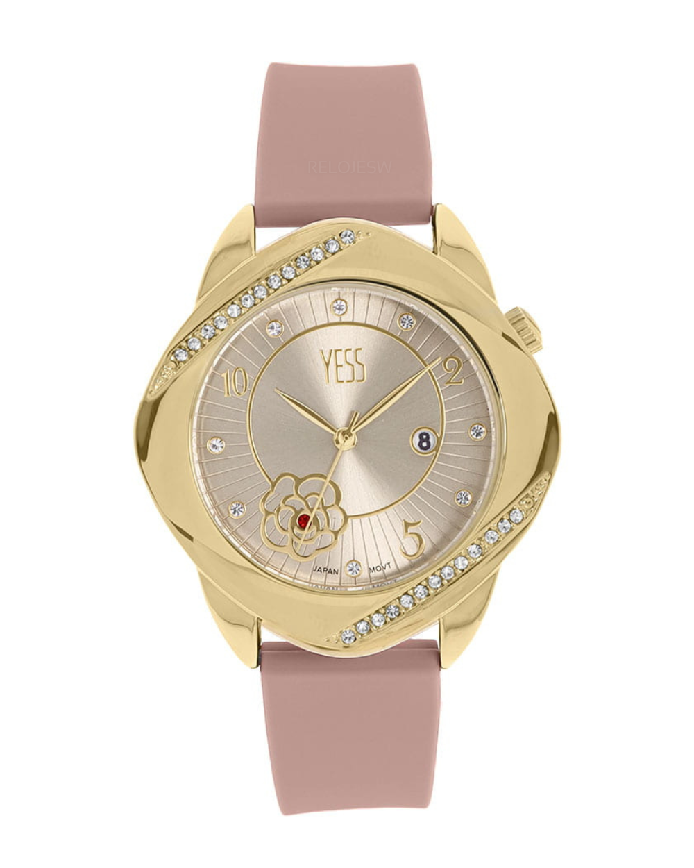 Reloj Yess Mujer EA9031L Nude Dorado