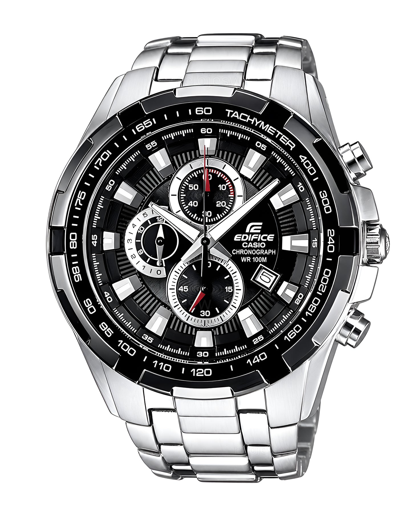Reloj Casio Edifice Original Hombre Plateado EF-539D-1AV