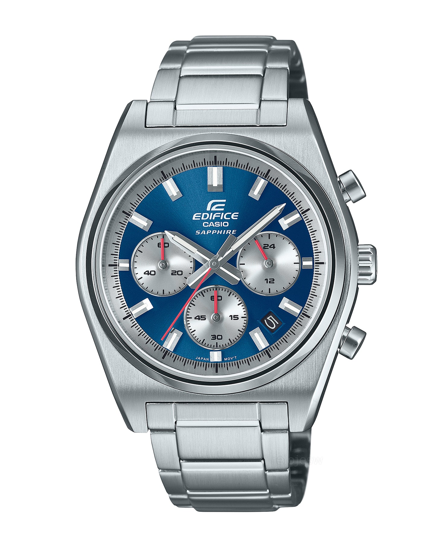 Reloj Casio Edifice Hombre Original Plateado EFB-730D-2AV