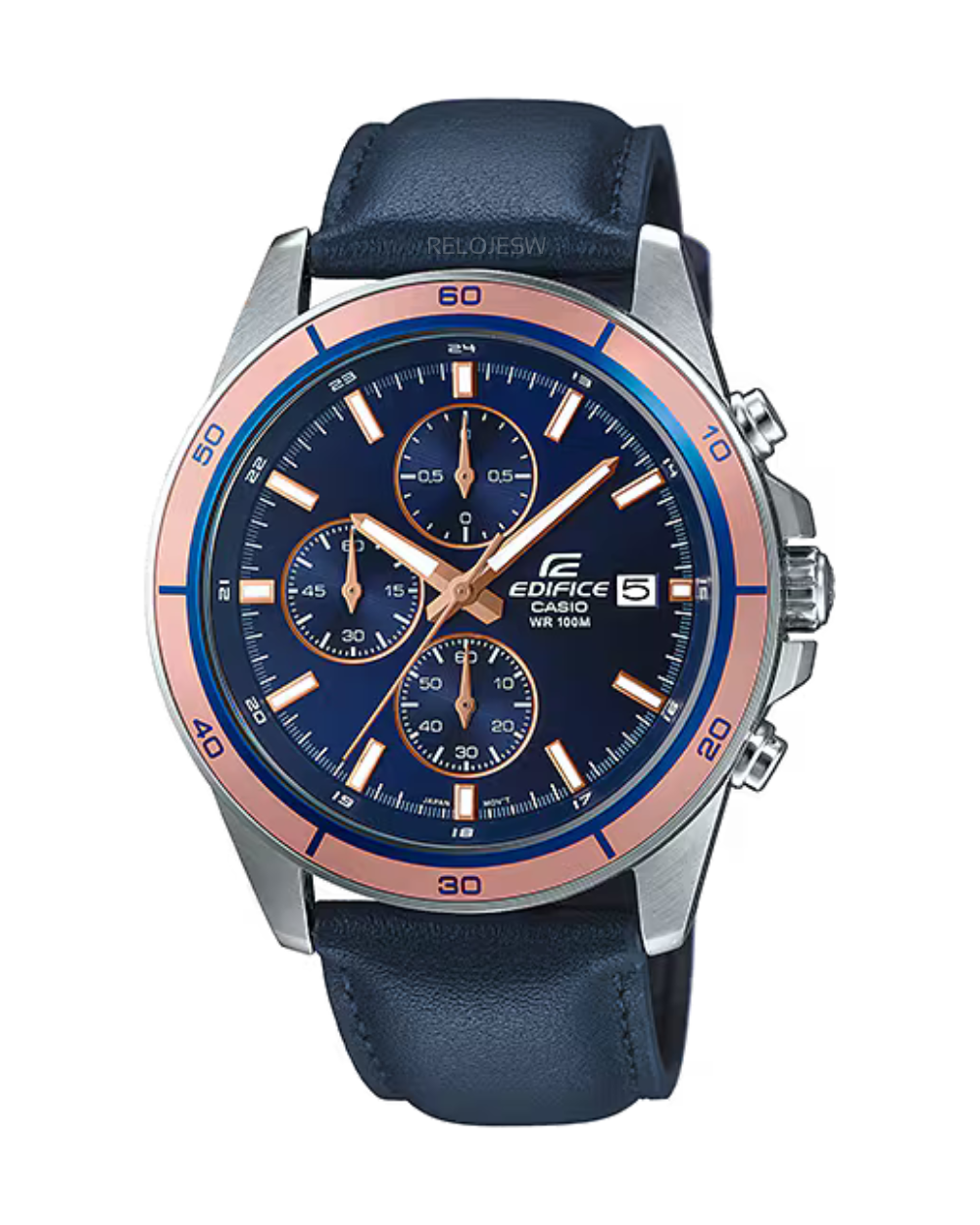 Reloj Casio Edifice Hombre Azul Plateado EFR-526L-2AV