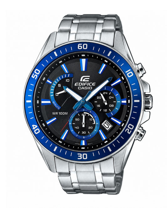 Reloj Casio Edifice Hombre Original Plateado EFR-552D-1A2V