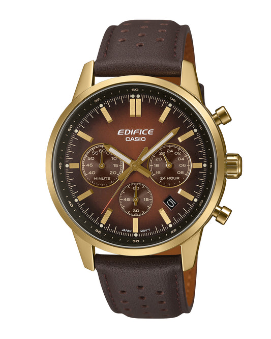 Reloj Casio Edifice Original Hombre Marrón EFR-575CL-5A