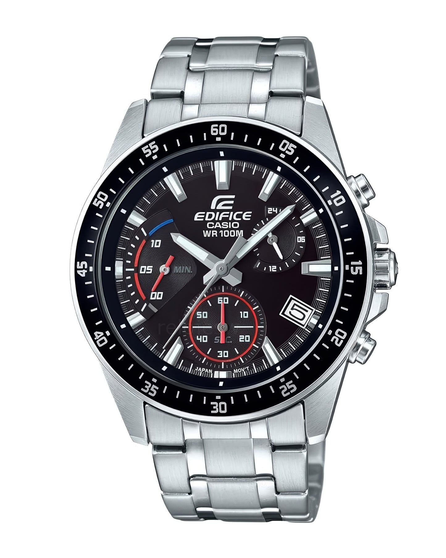 Reloj Casio Hombre Original Plateado EFV-540D-1AV