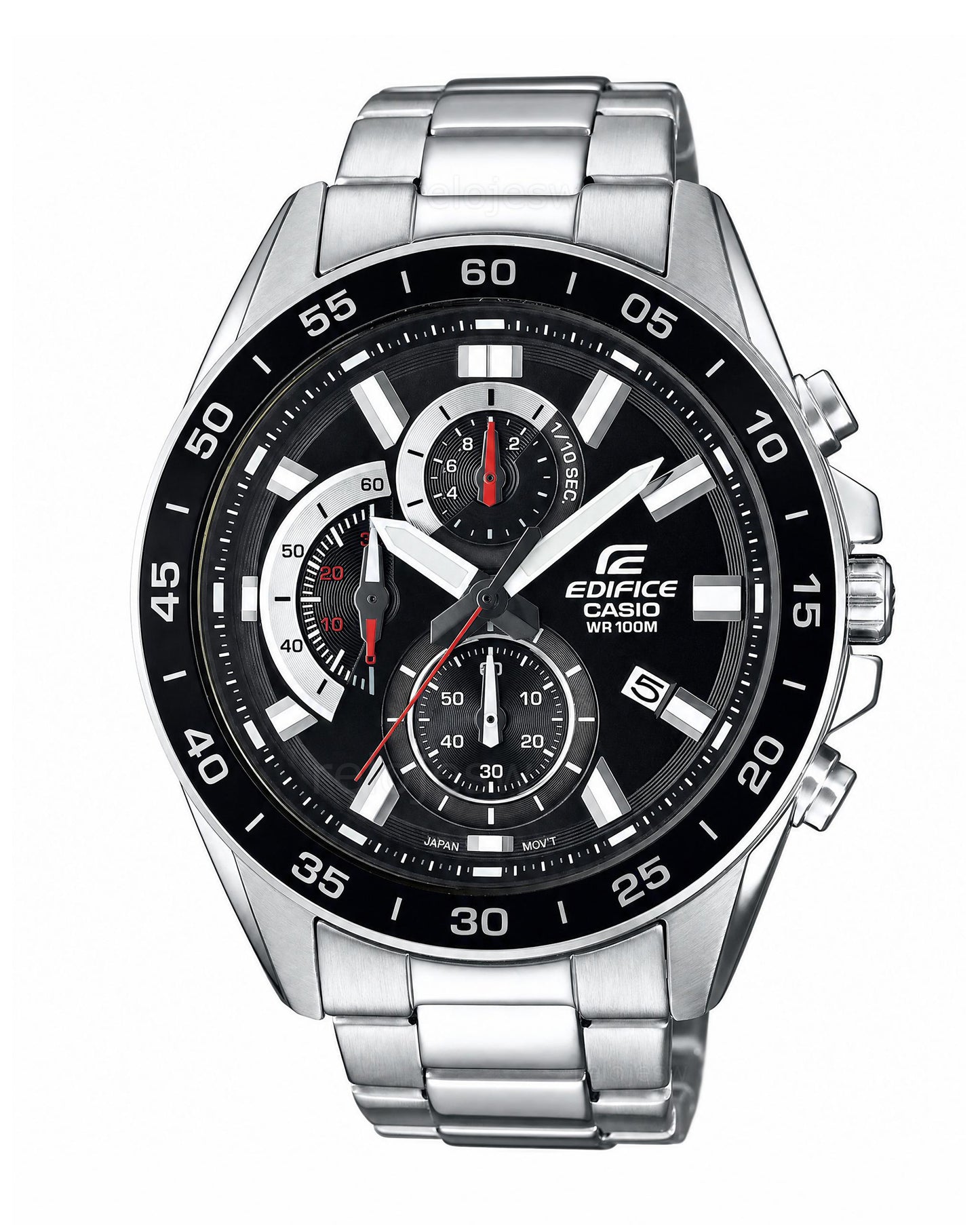 Reloj Casio Hombre Original Plateado EFV-550D-1AV