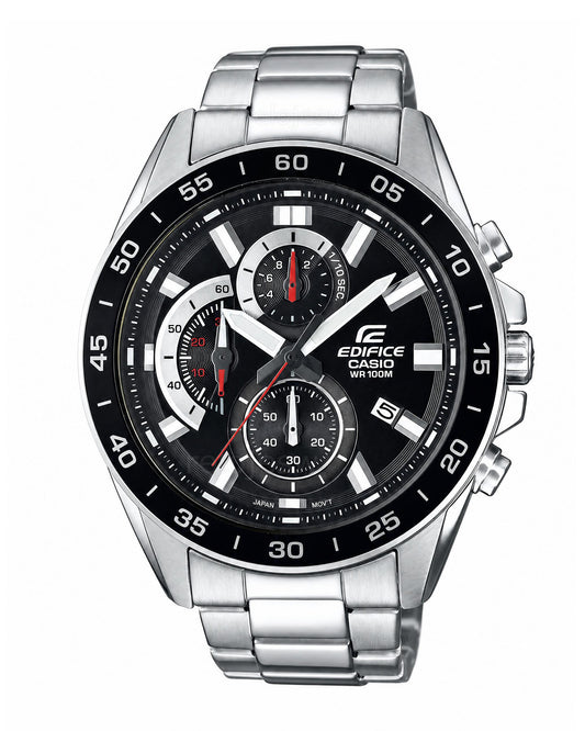 Reloj Casio Hombre Original Plateado EFV-550D-1AV
