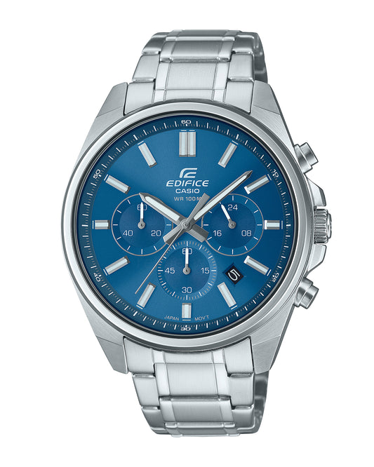 Reloj Casio Edifice Original Hombre Plateado EFV-650D-2AV