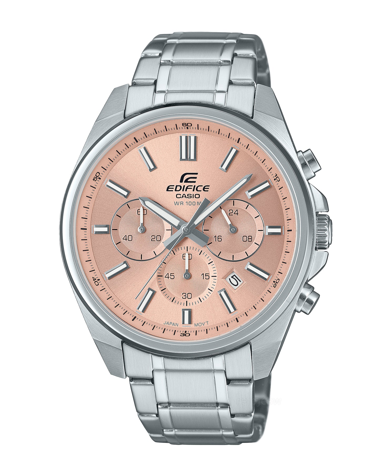Reloj Casio Edifice Hombre Original Plateado EFV-650D-4AV