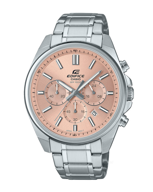 Reloj Casio Hombre Plateado EFV-650D-4AV