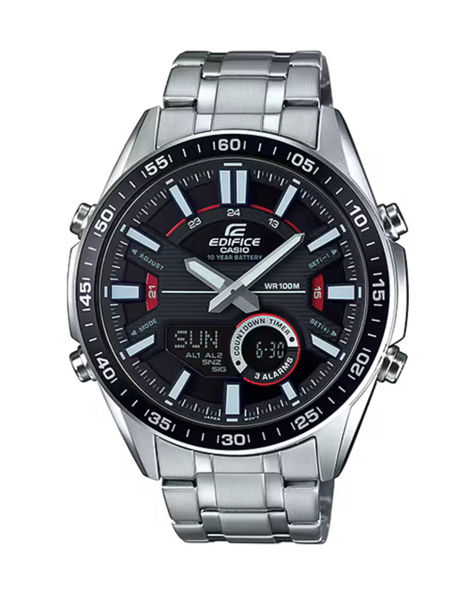 Reloj Casio Hombre Plateado EFV-C100D-1AV