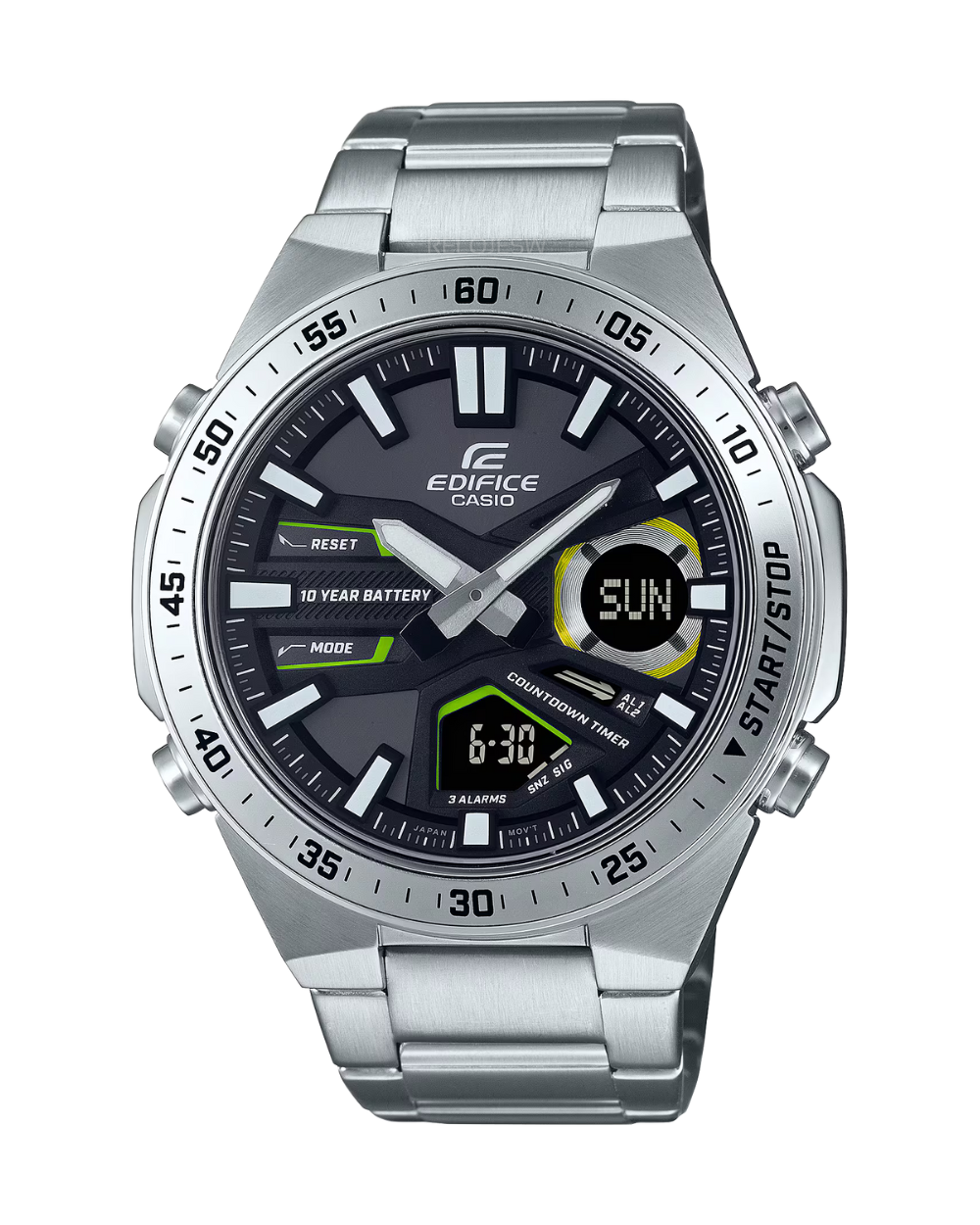 Reloj Casio Edifice Hombre Plateado EFV-C110D-1A3V