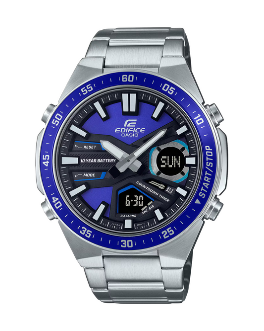 Reloj Casio Edifice Hombre Plateado EFV-C110D-2AV