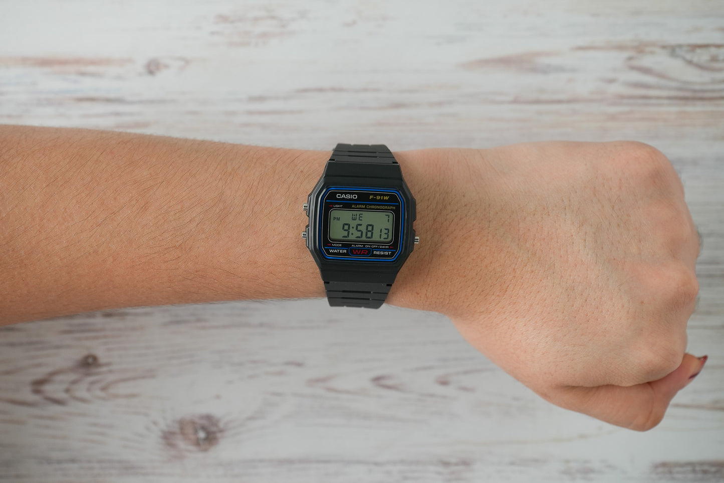 Reloj Casio Unisex Negro F-91W-1