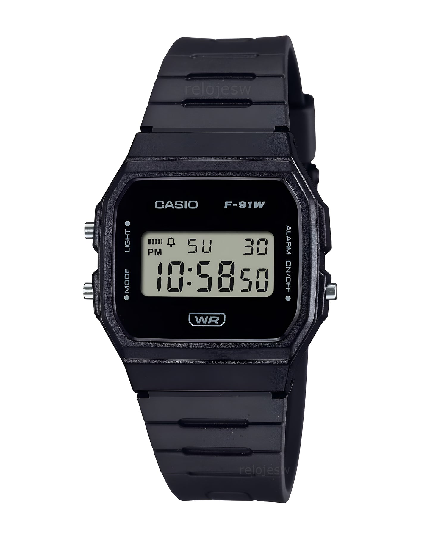 Reloj Casio Unisex Negro F-91WB-1A