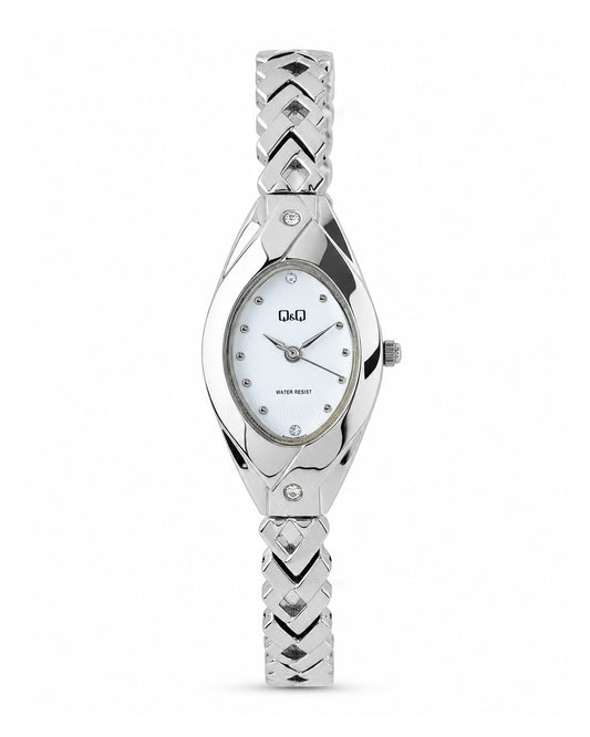 Reloj Q&Q Original Mujer Plateado F09A001Y