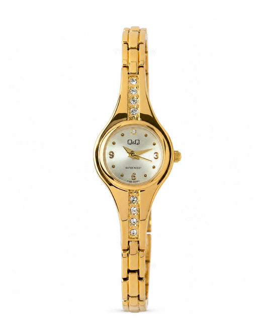 Reloj Q&Q Original Mujer Dorado F13A001Y