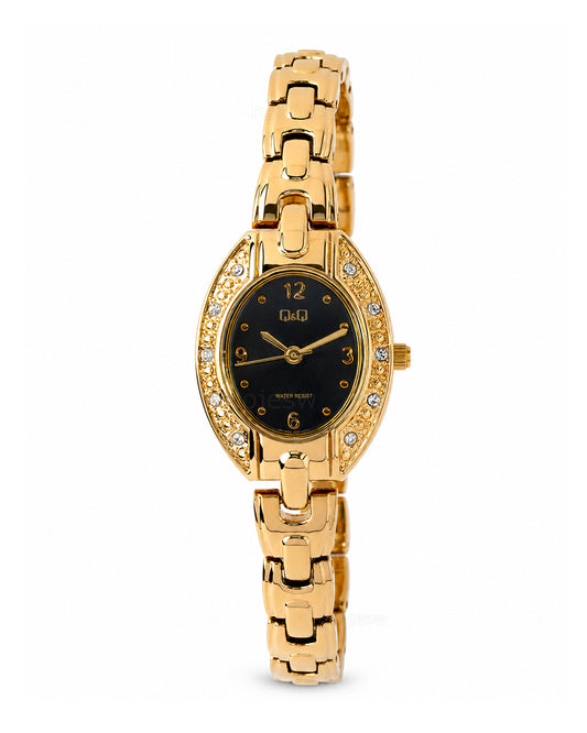 Reloj Q&Q Original Mujer Dorado F15A001Y