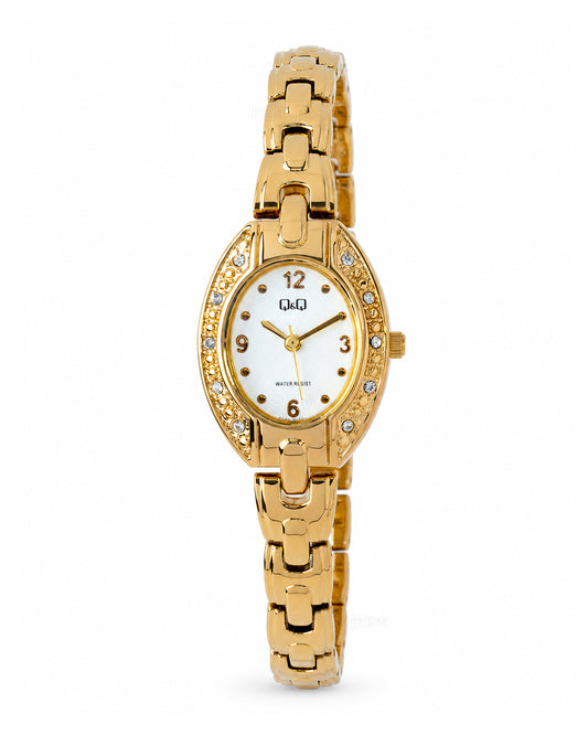 Reloj Q&Q Original Mujer Dorado F15A002Y