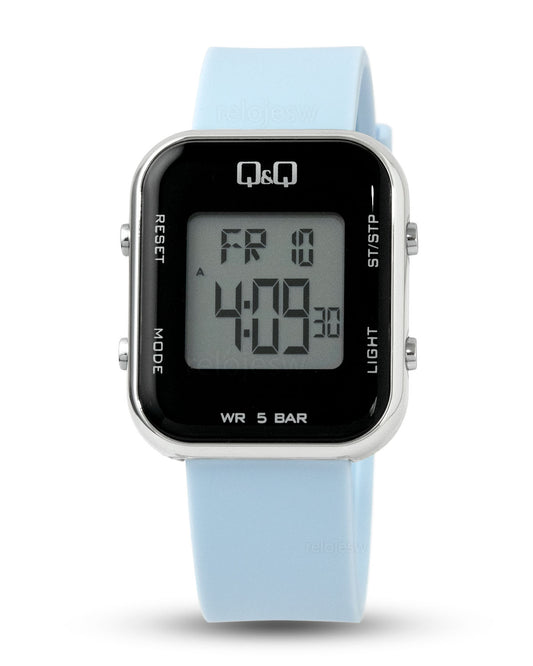 Reloj Q&Q Mujer Celeste Plateado G04A500Y