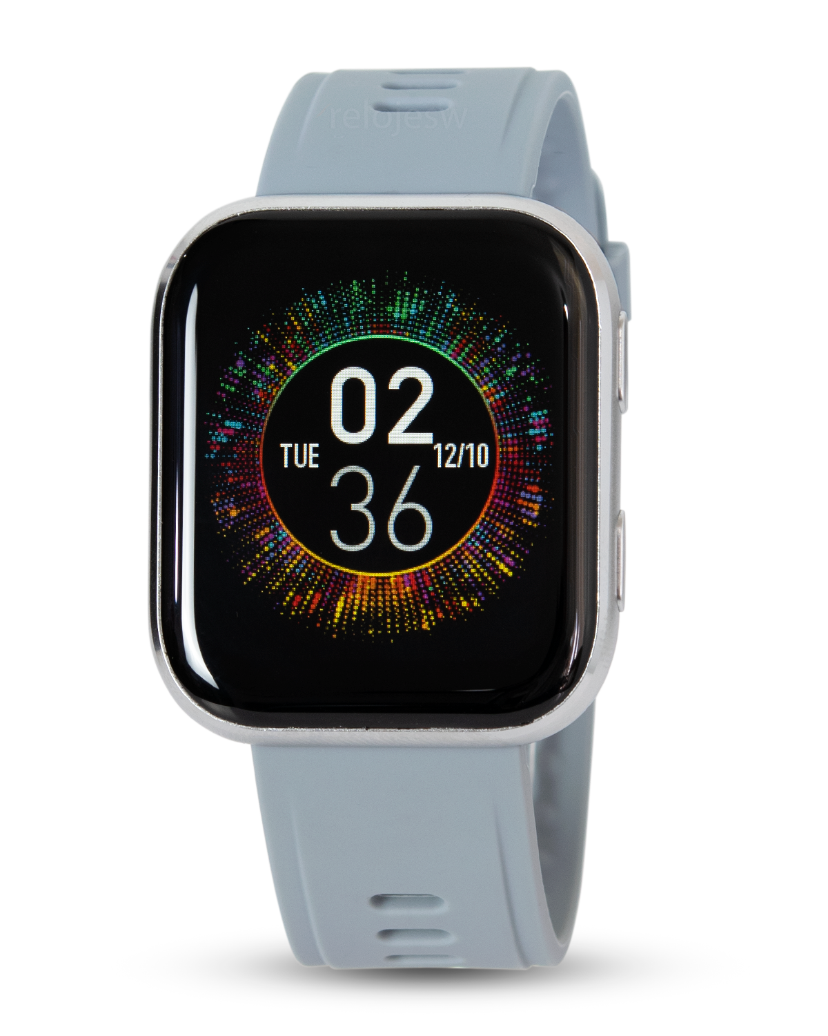 Reloj Smartwatch Unisex G19 Gris Plateado
