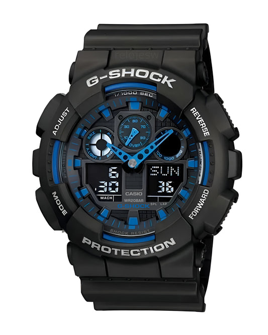 Reloj Casio Hombre Negro GA-100-1A2DR