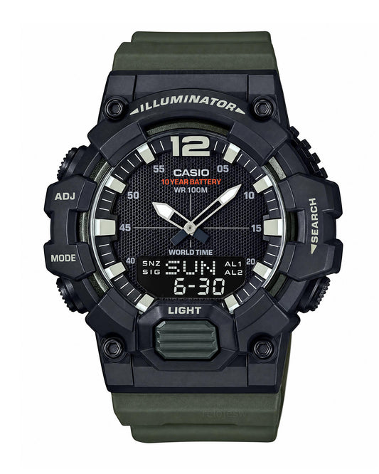 Reloj Casio Hombre Original Verde HDC-700-3AV