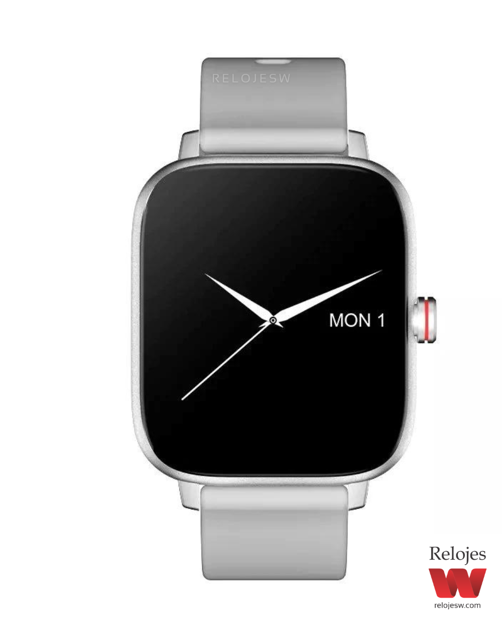 Reloj Smartwatch Unisex I13 Plateado Negro