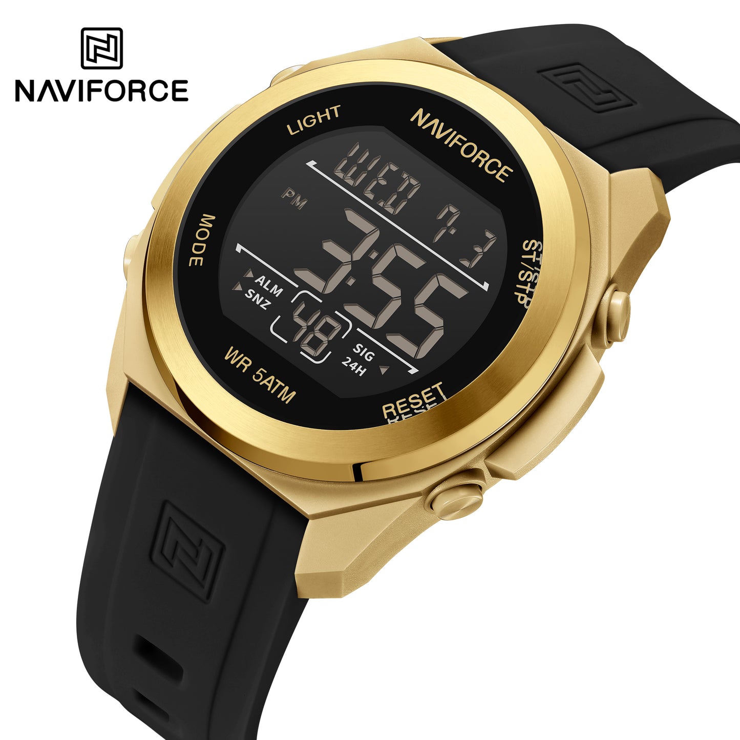 Reloj Naviforce Unisex Negro Dorado NF7111-NEDO