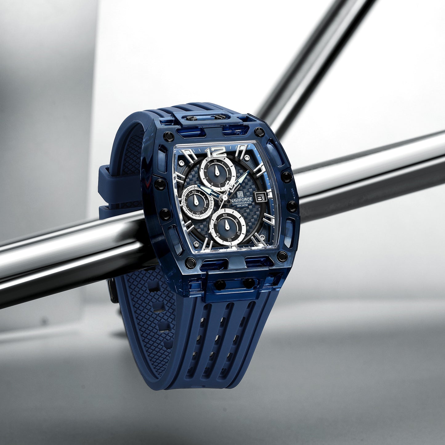 Reloj Naviforce Hombre Azul NF7105-AZ
