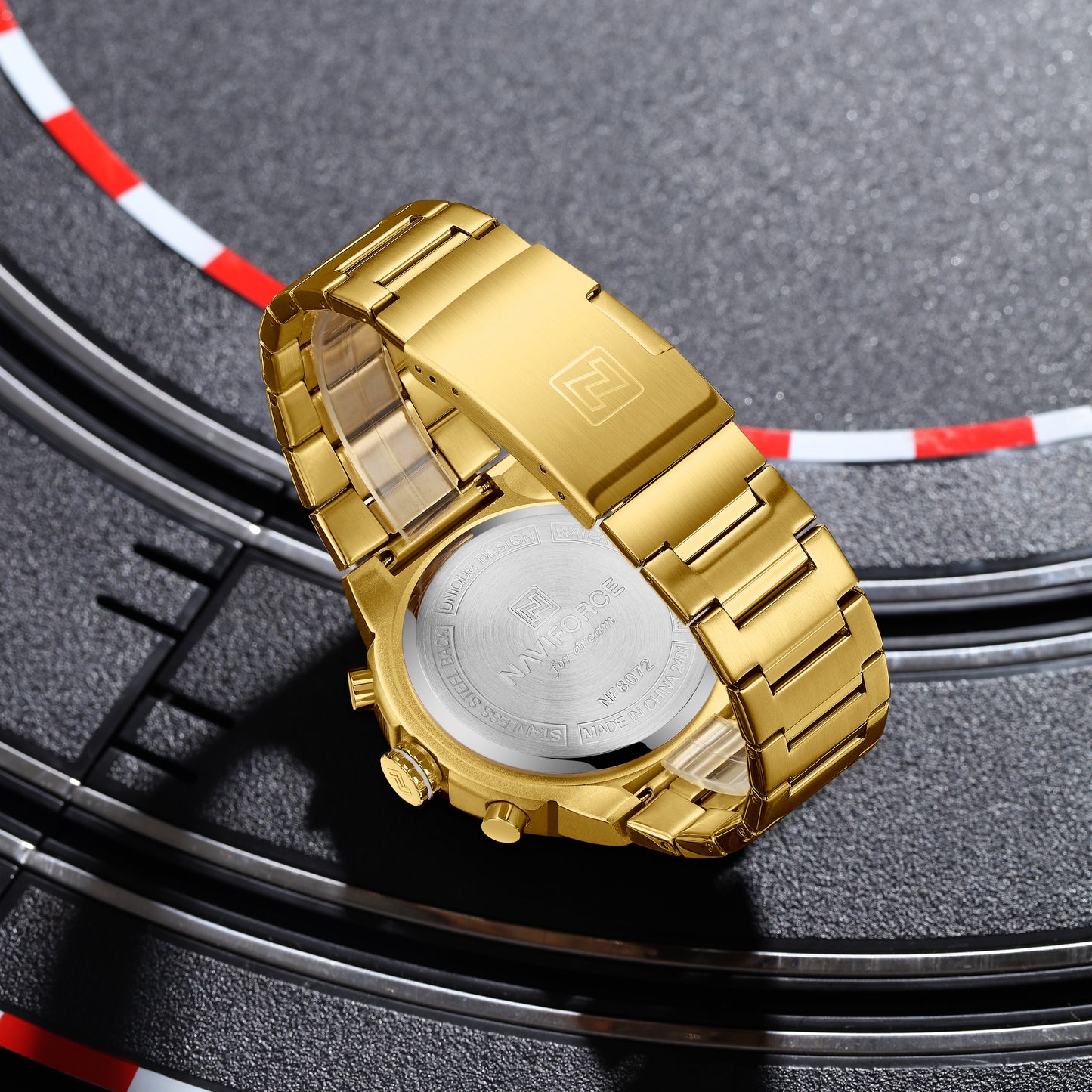 Reloj Naviforce Hombre Dorado NF8072-DODO