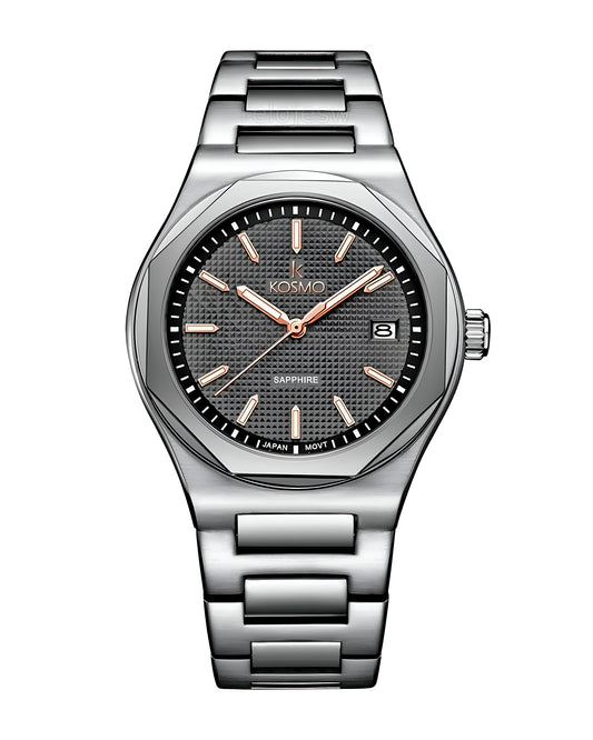 Reloj Kosmo Hombre Plateado K-609-PLNE