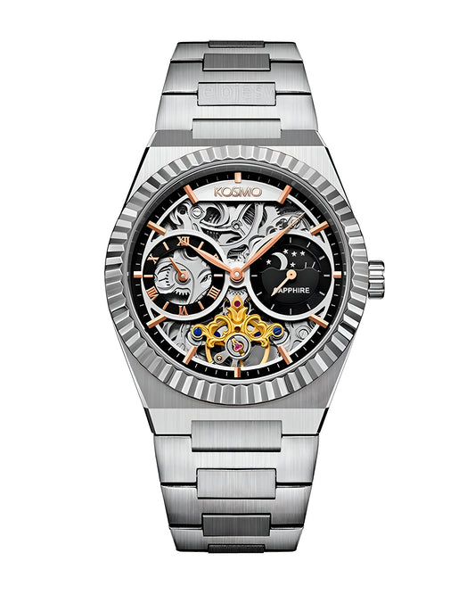 Reloj Kosmo Hombre Plateado K-644-PLPL