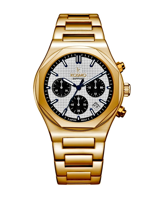 Reloj Kosmo Hombre Dorado K-646-DOBL