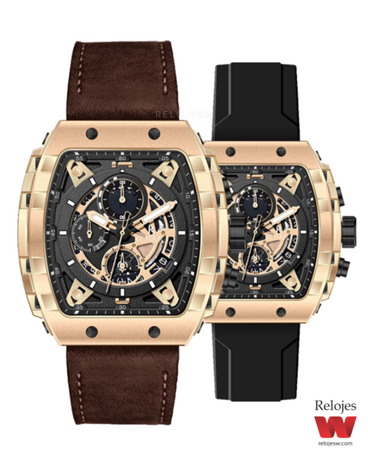 Reloj Kosmo Hombre Doble Correa K3997G-MAOR