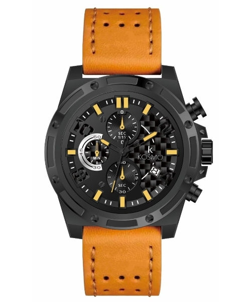 Reloj Kosmo Hombre Café Negro K3998G-CFNE