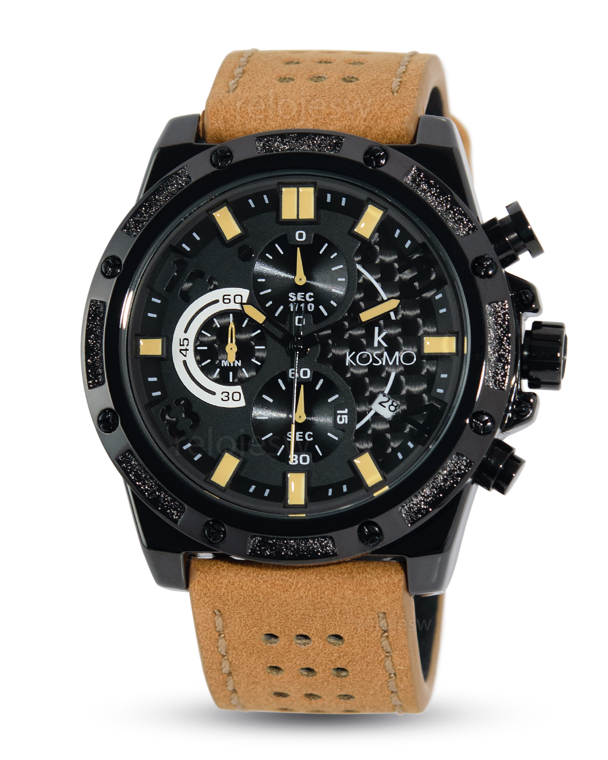 Reloj Kosmo Hombre Café Negro K3998G-CFNE