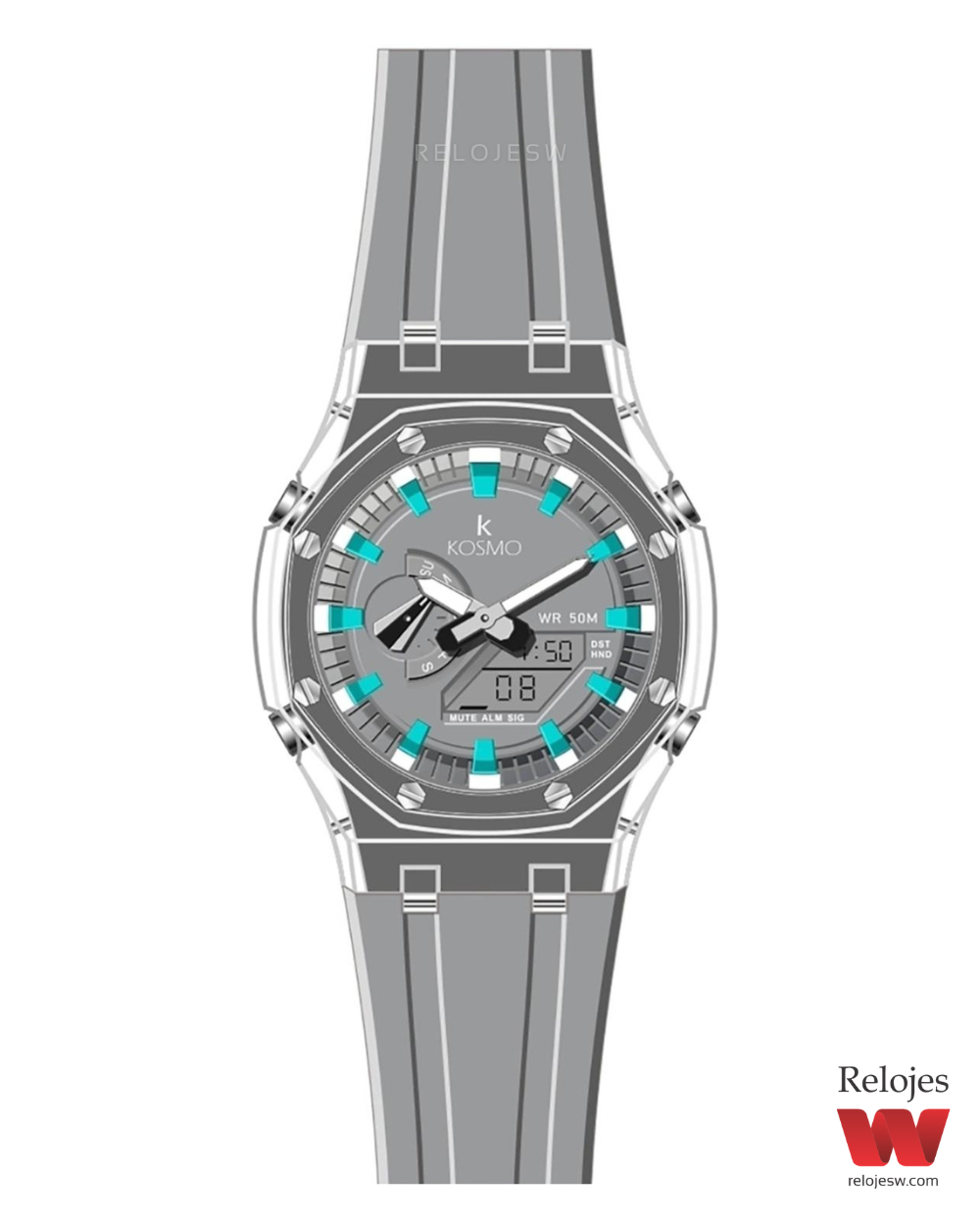 Reloj Kosmo Hombre K4010 Gris