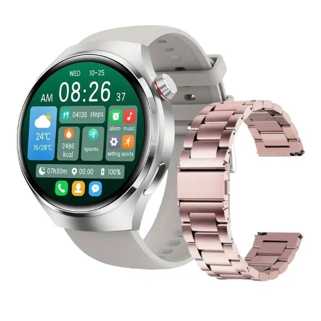 Reloj Smartwatch Unisex Plateado K700-RS