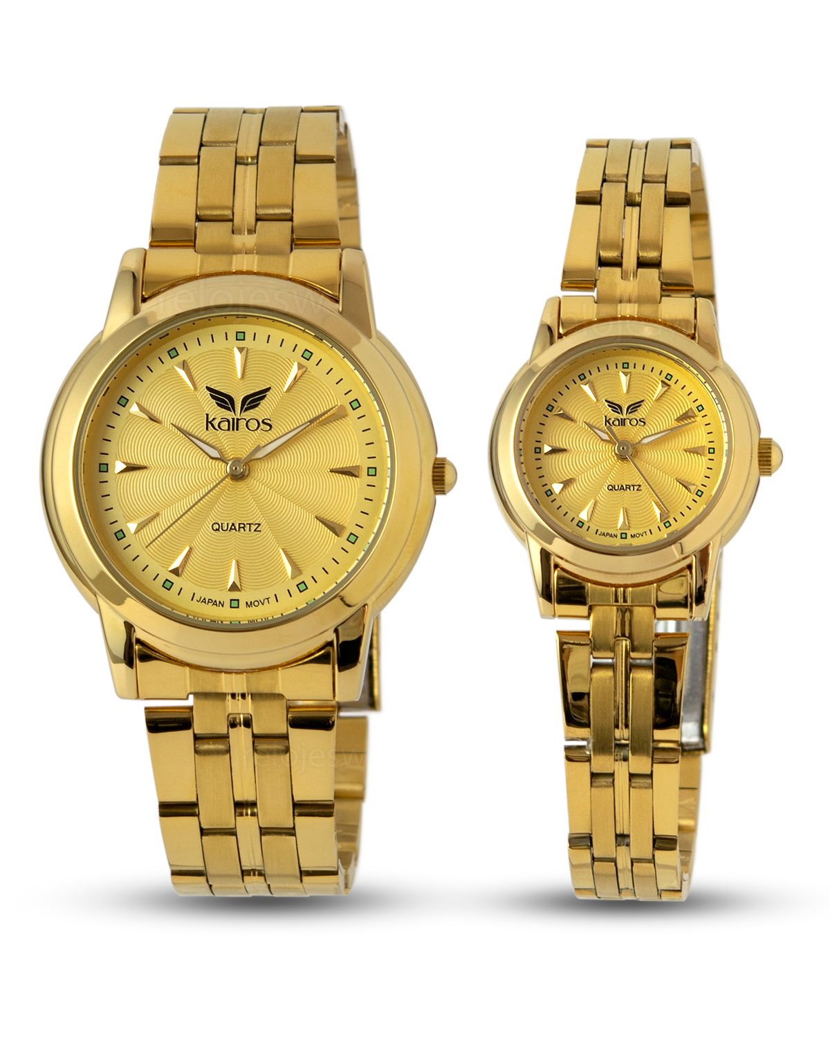 Reloj Kairos Pareja Dorado KL348M-KL348L-DOAM
