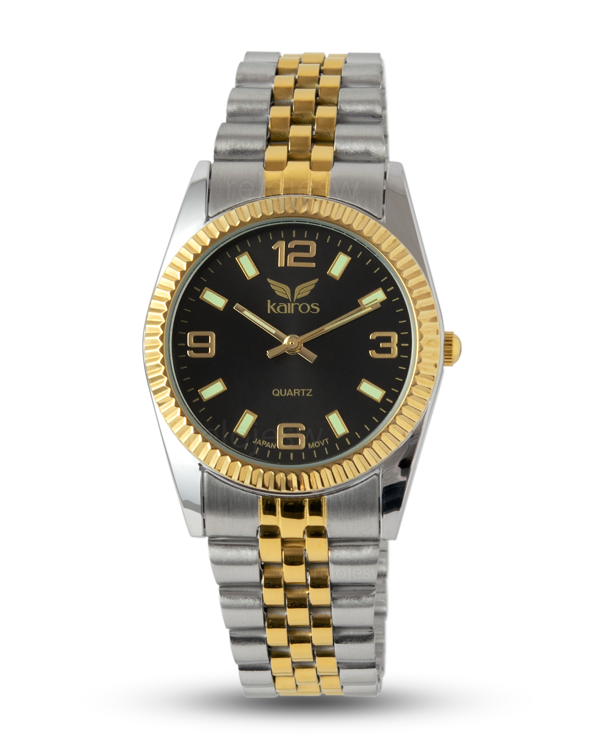 Reloj Kairos Hombre Bicolor Negro KL356M-BINE