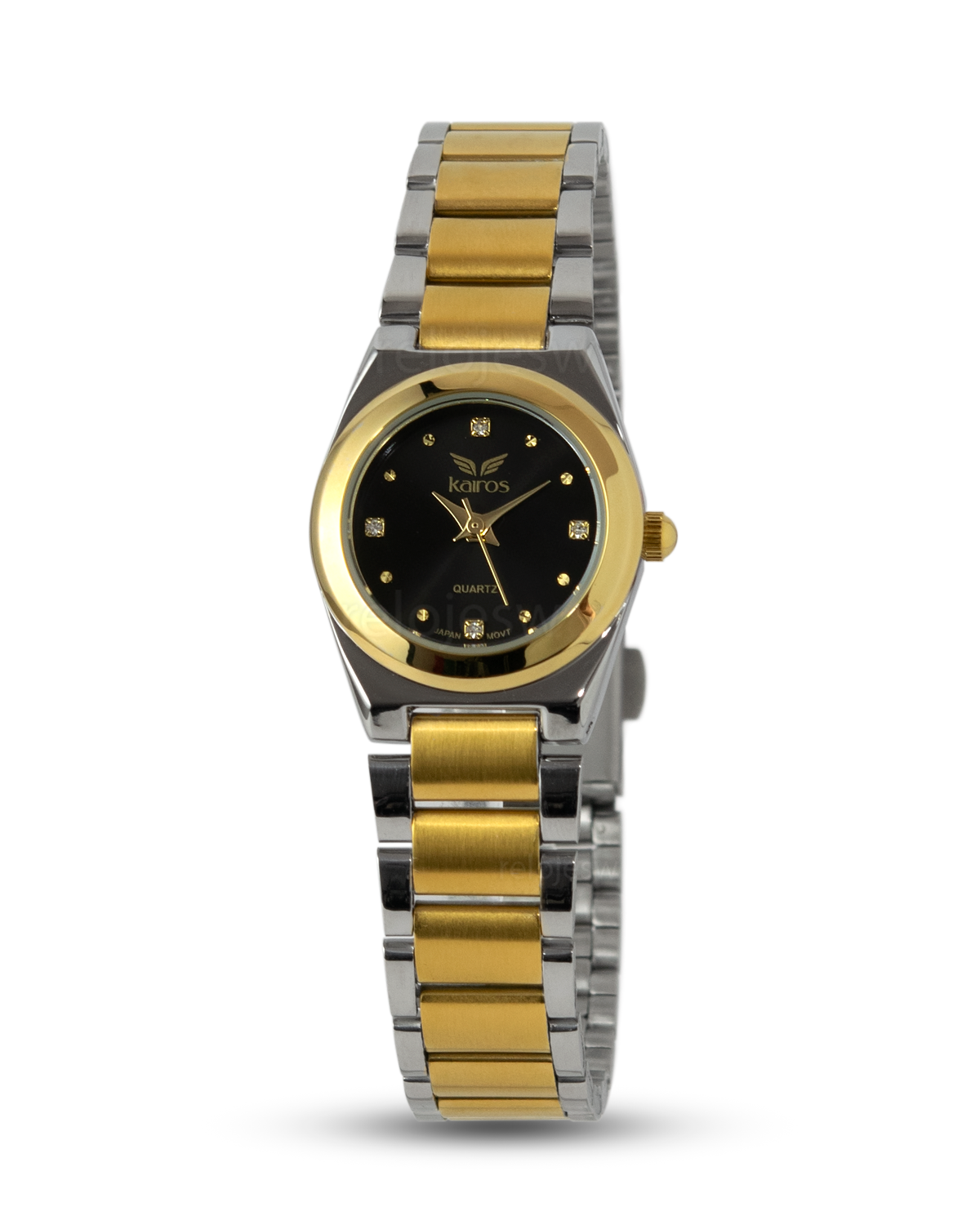 Reloj Kairos Mujer Bicolor Negro KL424L-BINE