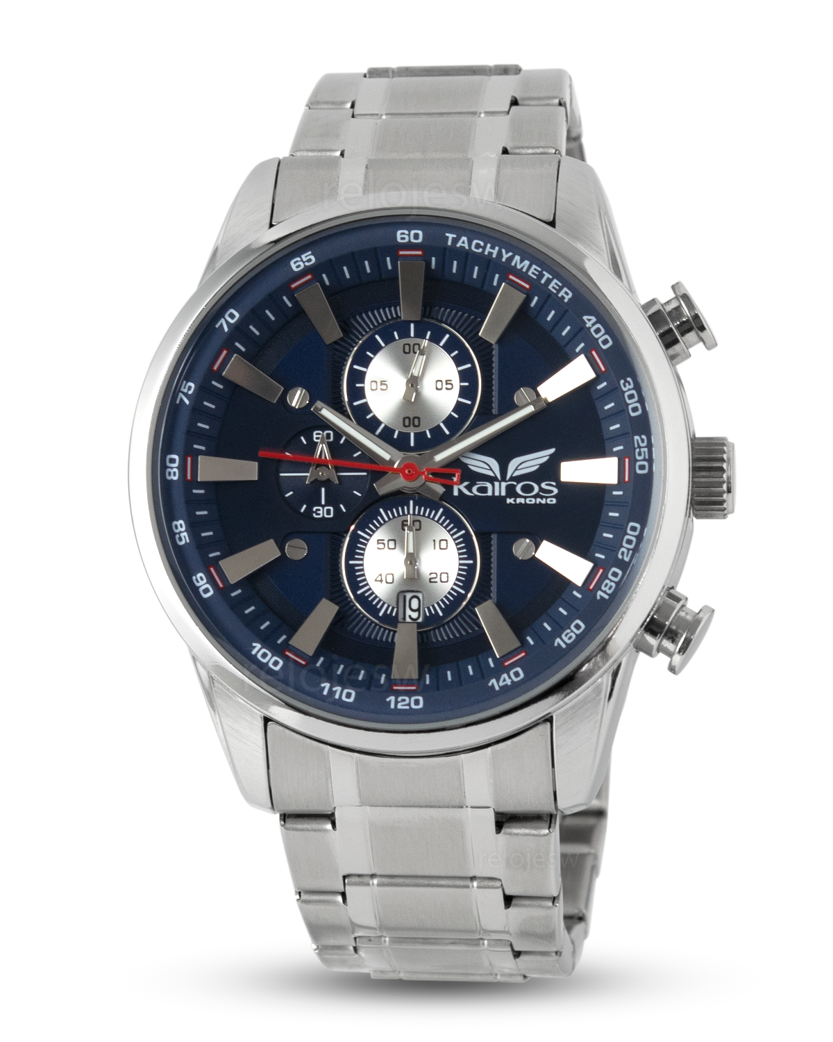Reloj Kairos Hombre Plateado KR8351-5
